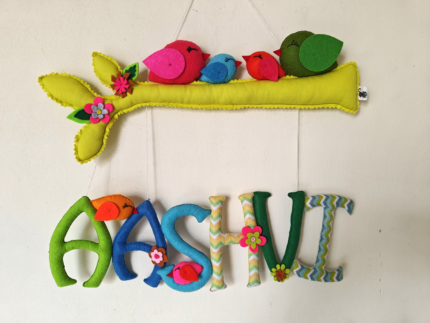 Birdie Bird Name Hanging