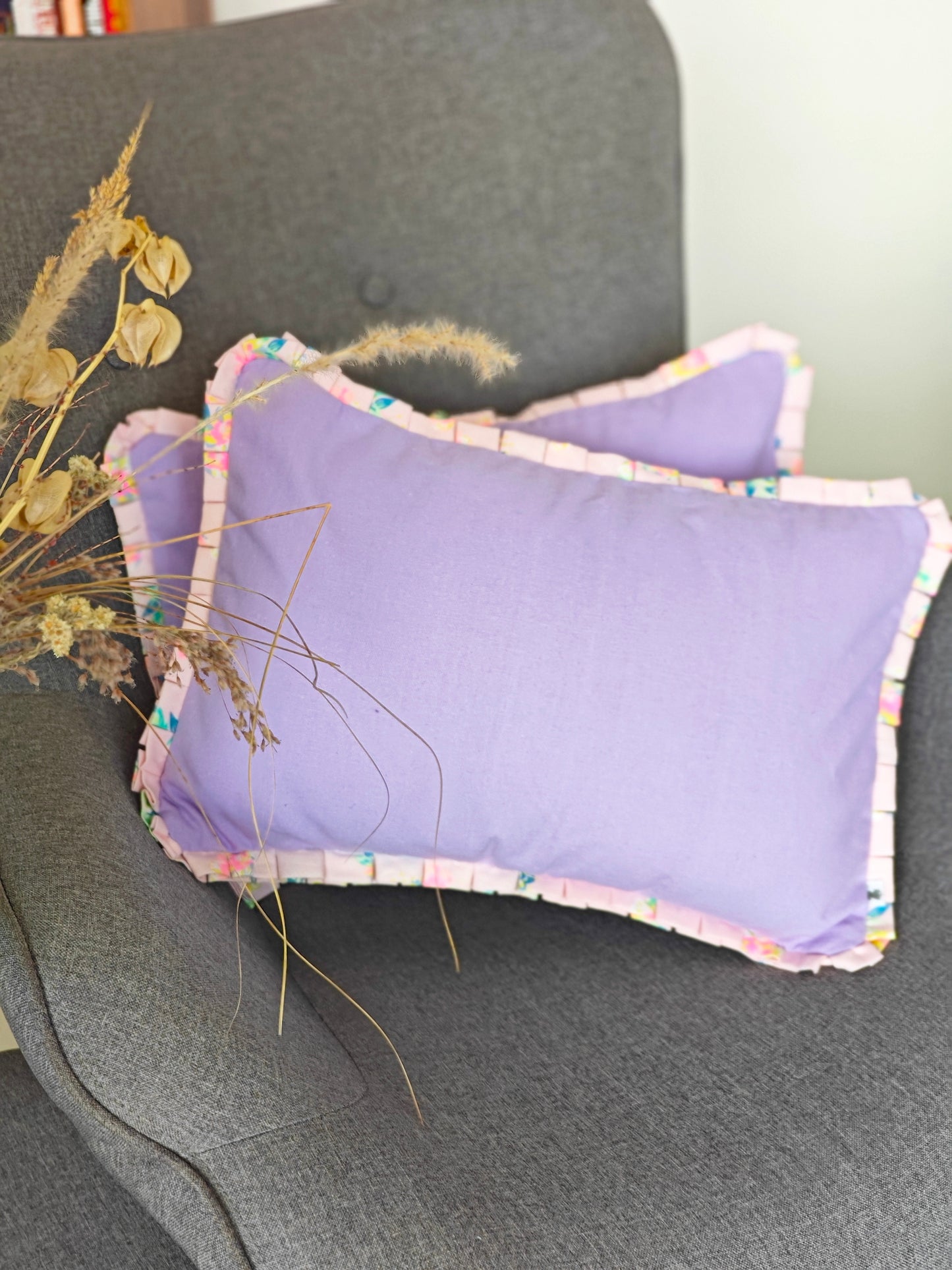 Lavender Rectangular Cushion Cover (Set of 2)