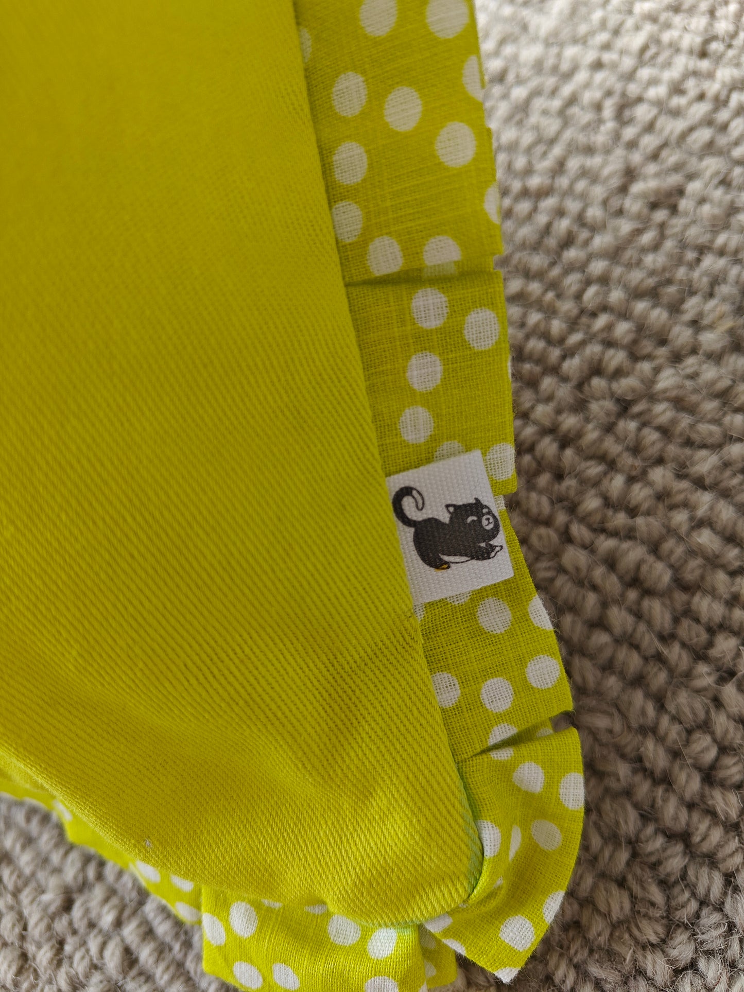 Yellow Green Rectangular Cushion Cover (Set of 2)