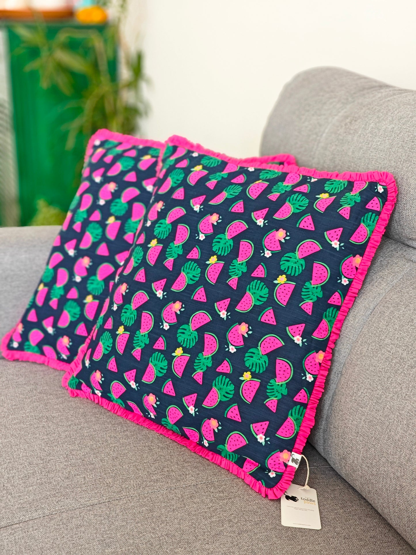 Water Melon Cushion Cover (Set of 2)