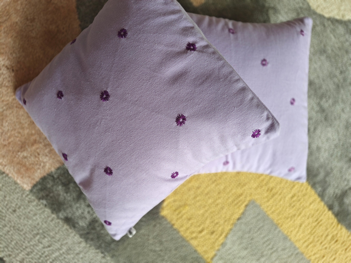 Hand Embroidered Cushion Covers (Set of 2)