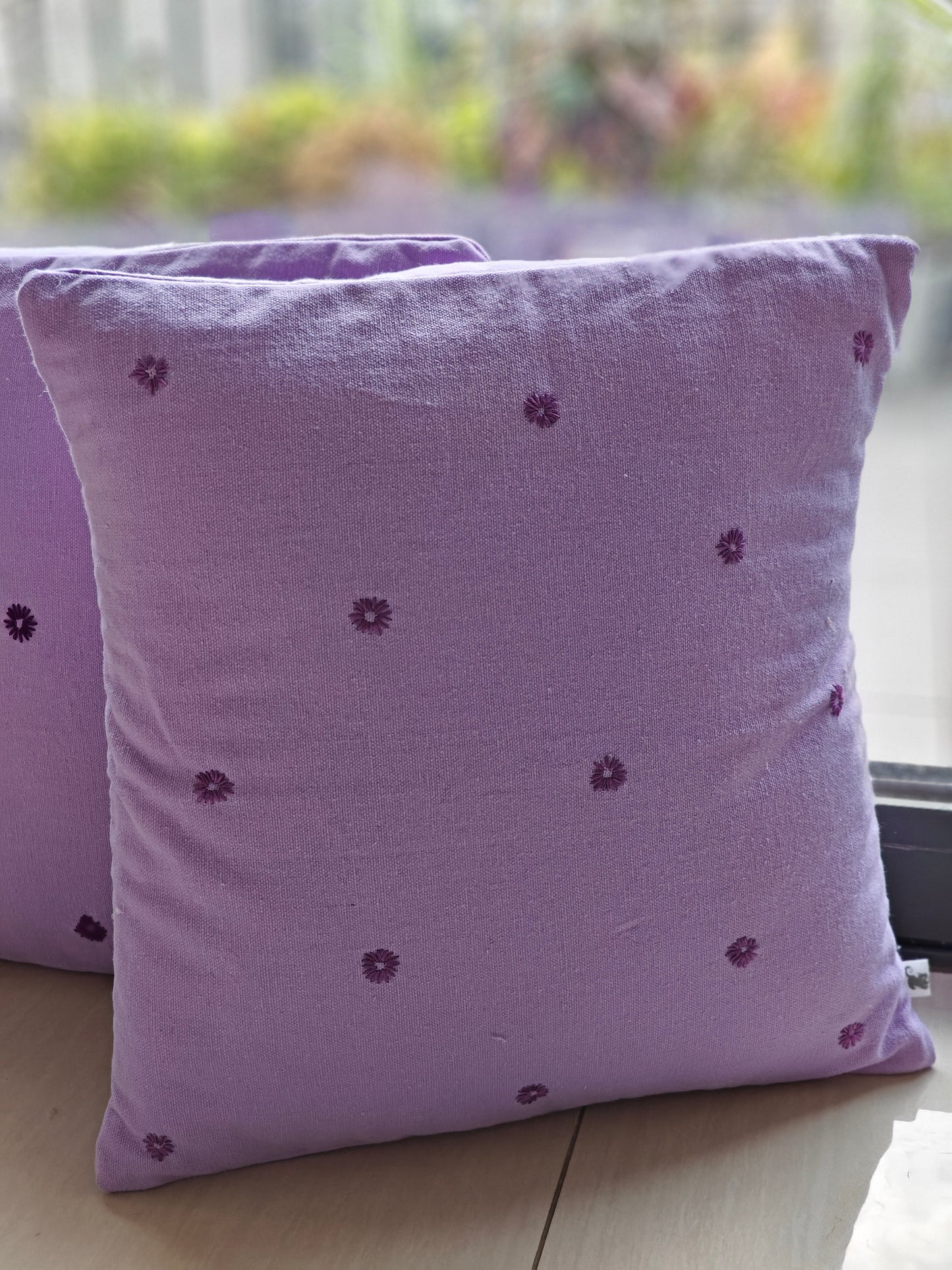 Hand Embroidered Cushion Covers (Set of 2)