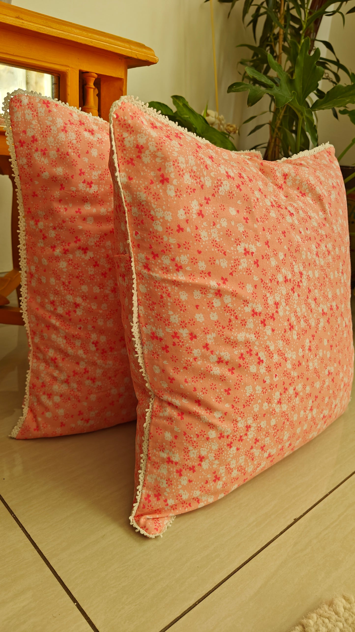 Lace Cushion Cover (Set of 2)