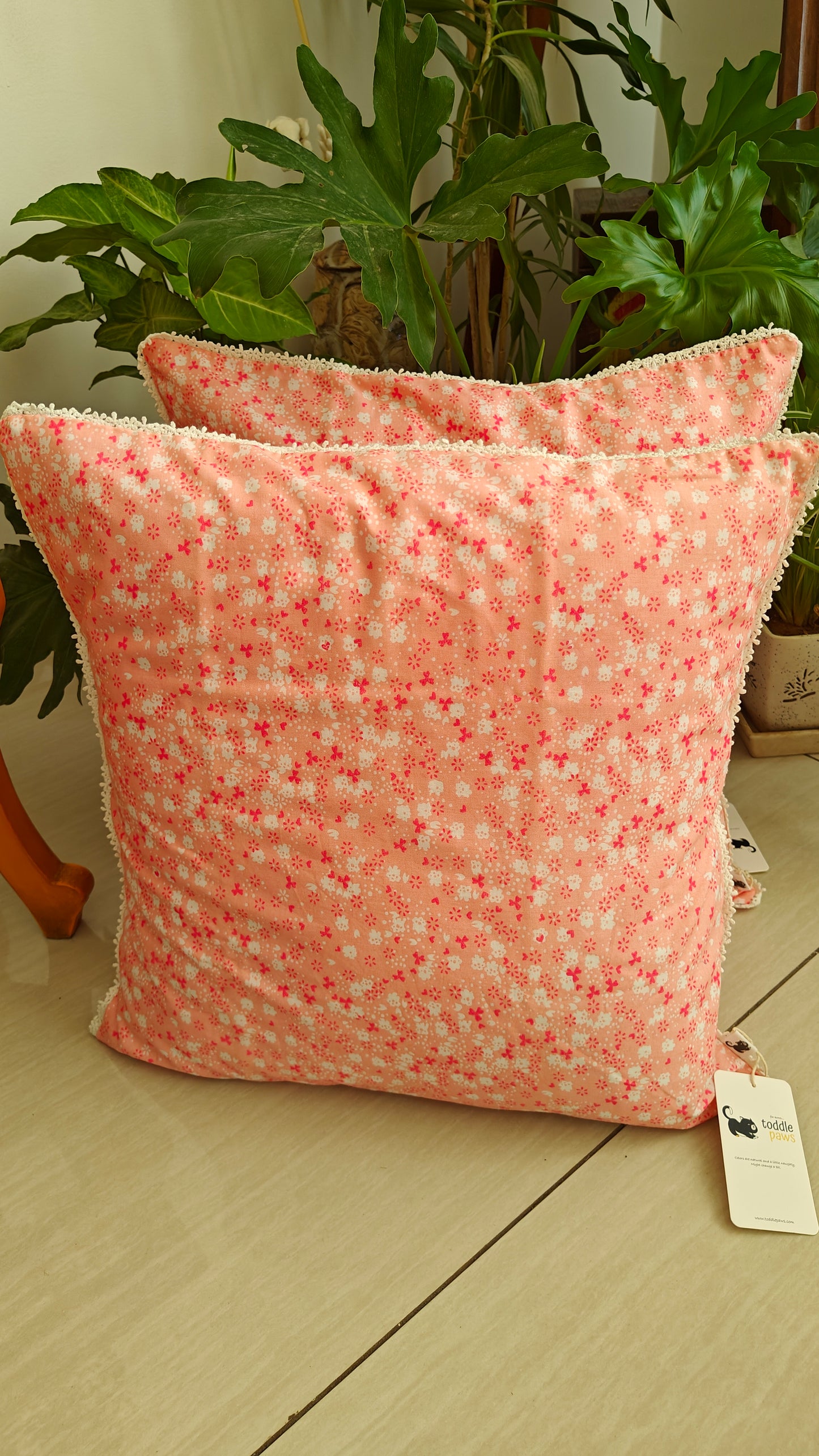 Lace Cushion Cover (Set of 2)
