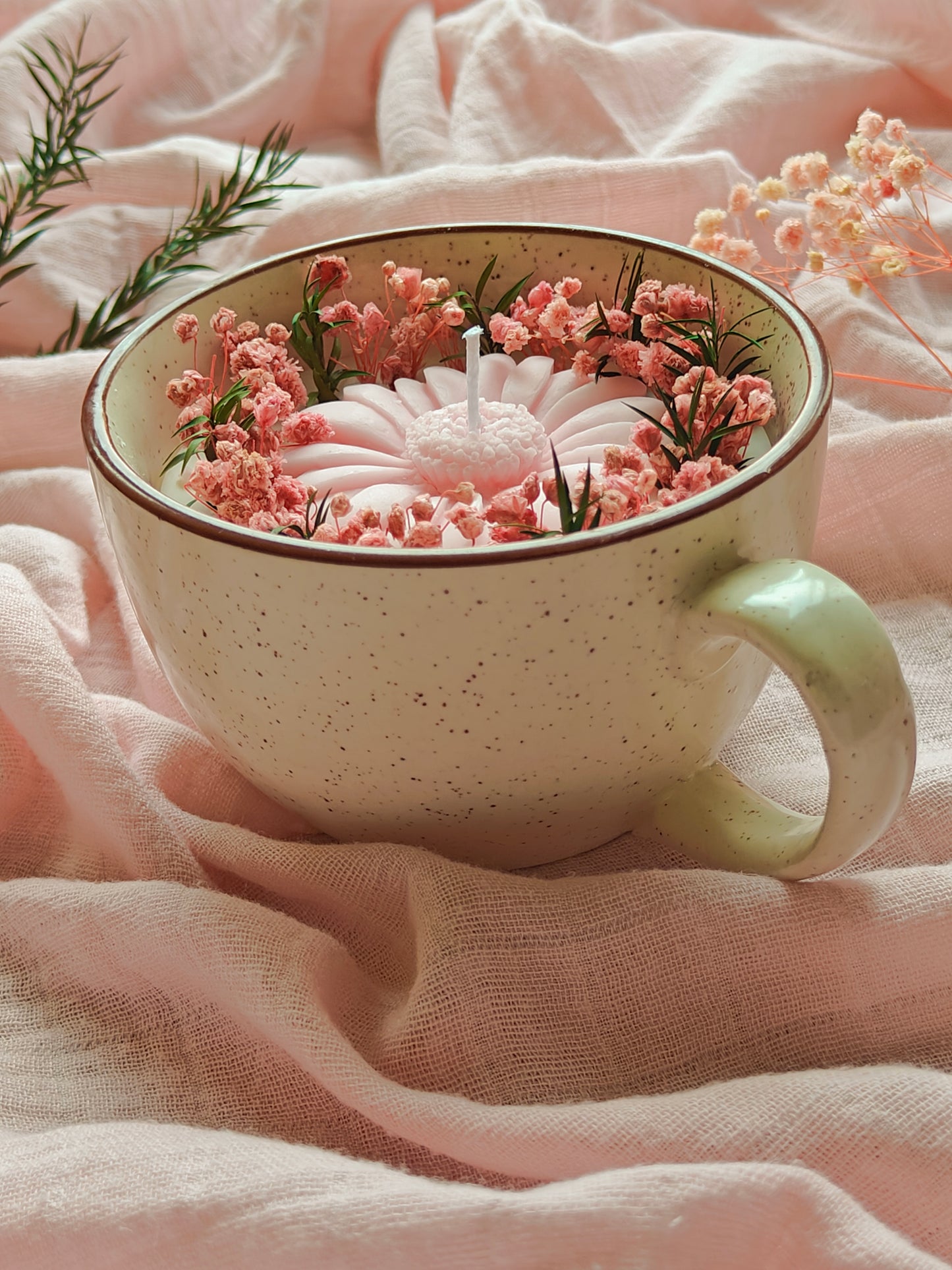 Candle in Ceramic coffee mug- 4.5 inch