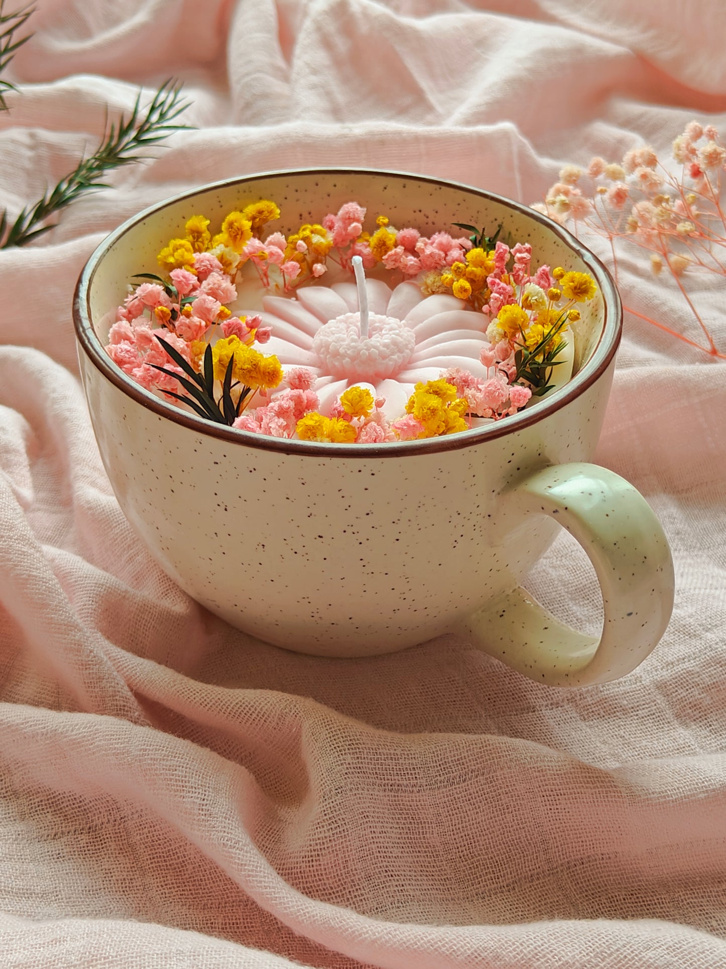 Candle in Ceramic coffee mug- 4.5 inch