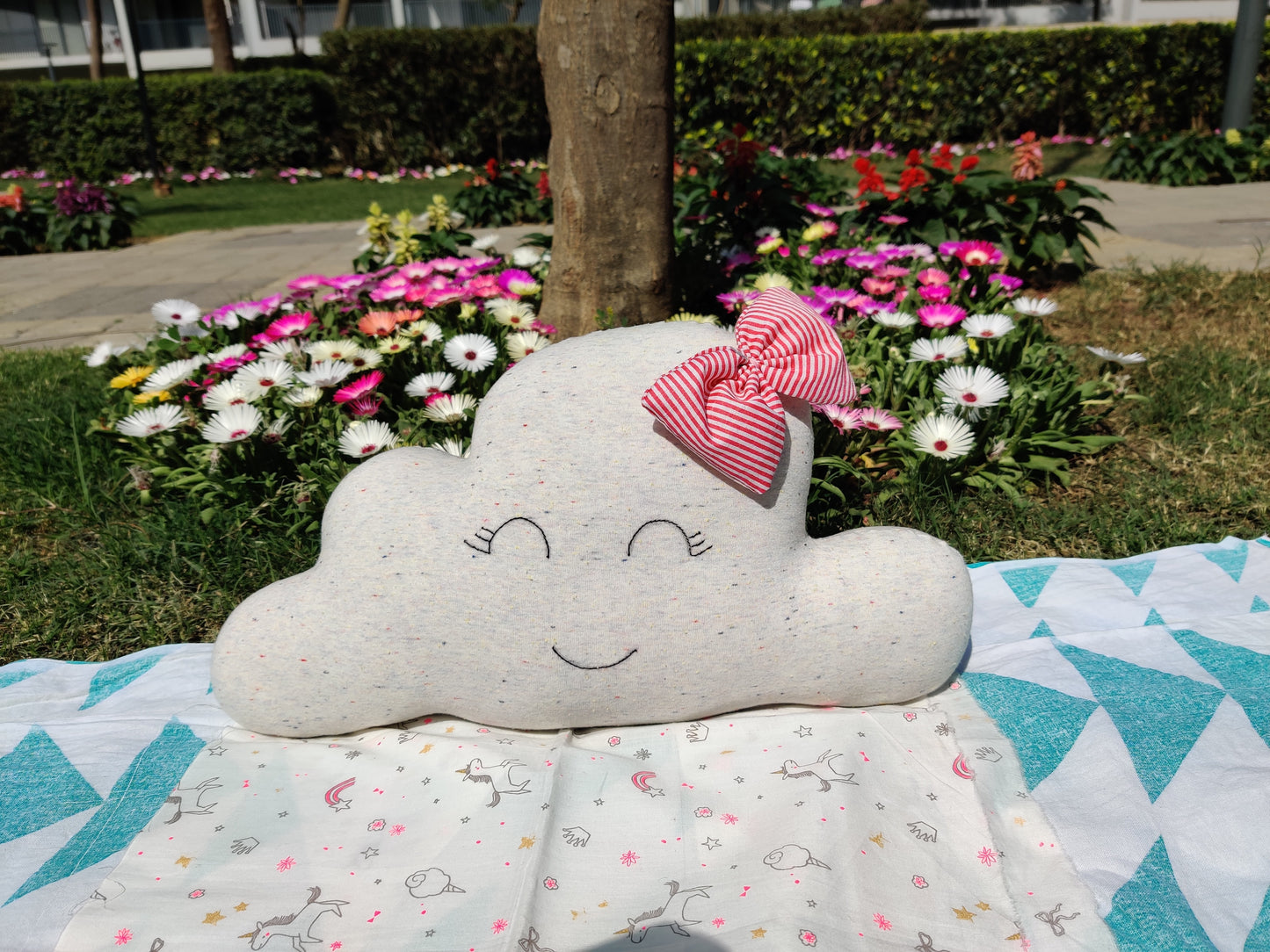 Cloud Cushion Girl