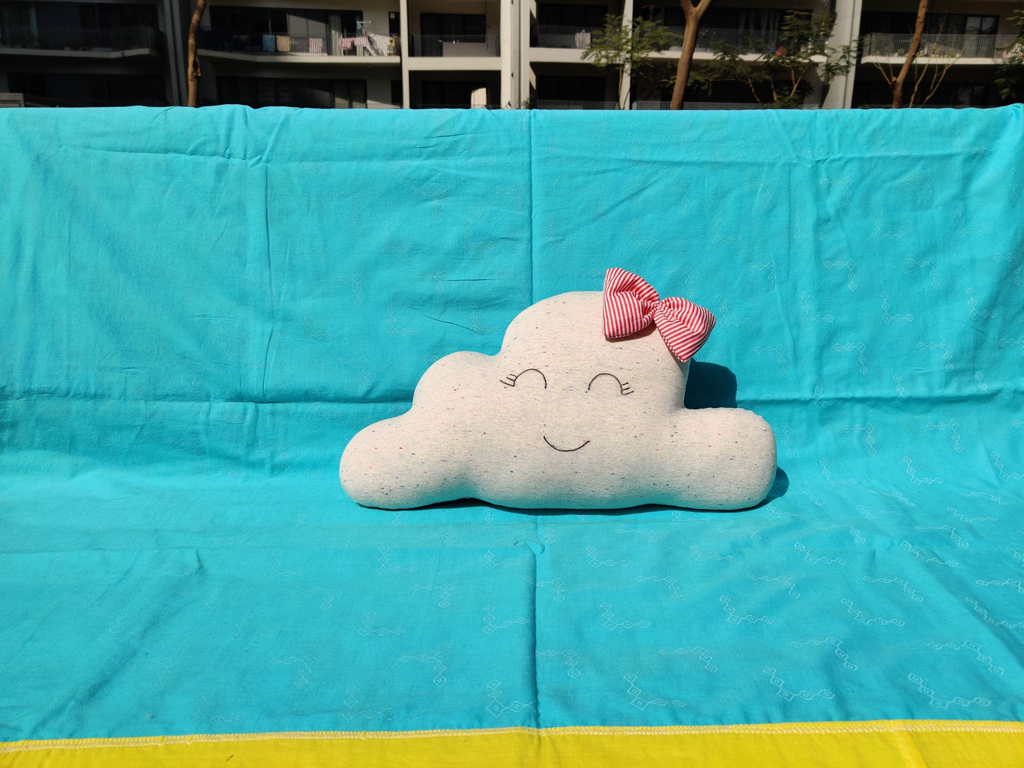 Cloud Cushion Girl