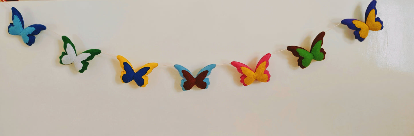 Butterfly bunting