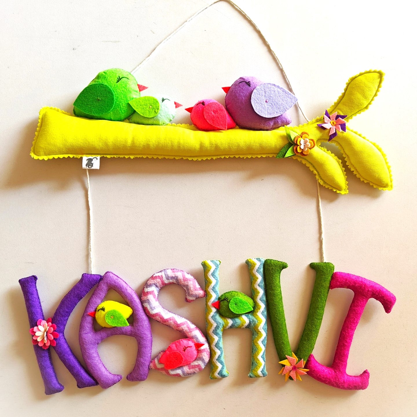 Birdie Bird Name Hanging