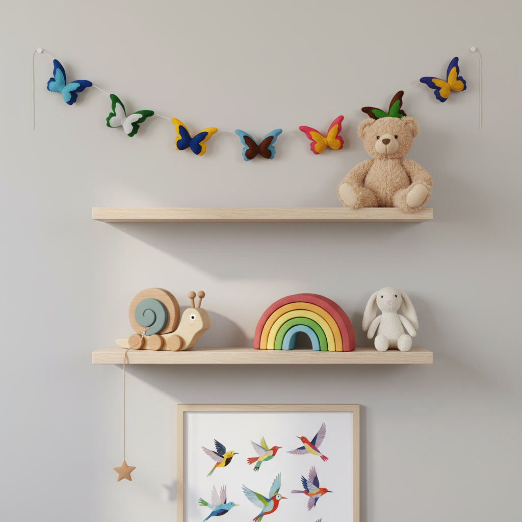 Butterfly bunting