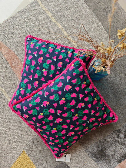 Water Melon Cushion Cover (Set of 2)