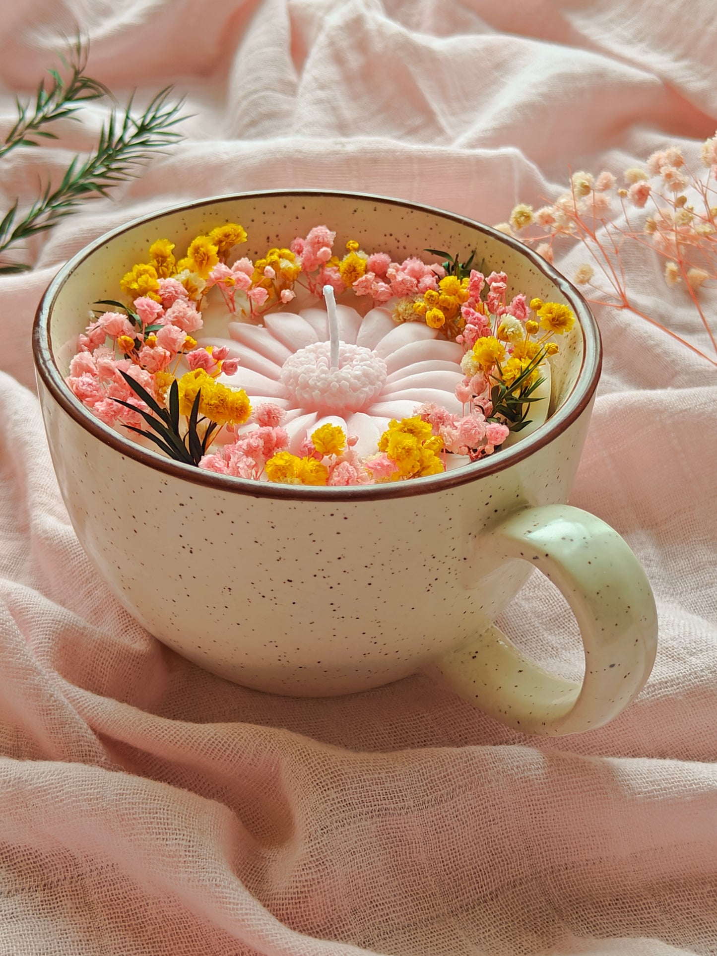 Candle in Ceramic coffee mug- 4.5 inch