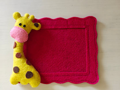Felt Fridge Magnet Photo Frame Giraffe