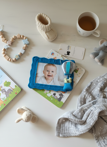 Felt Fridge Magnet Photo Frame Hot Air Balloon