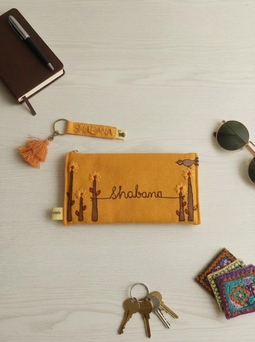 Personalised Sunglass Case & Matching Felt Keychain — photo 6