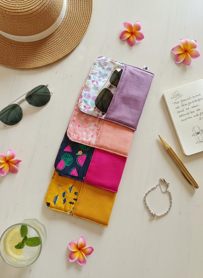 Personalised Sunglass Case & Matching Felt Keychain — photo 20