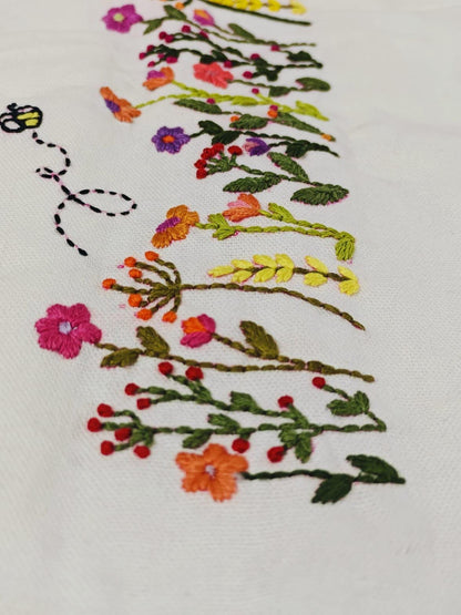Personalised Wildflower & Bees Cushion Cover — photo 13