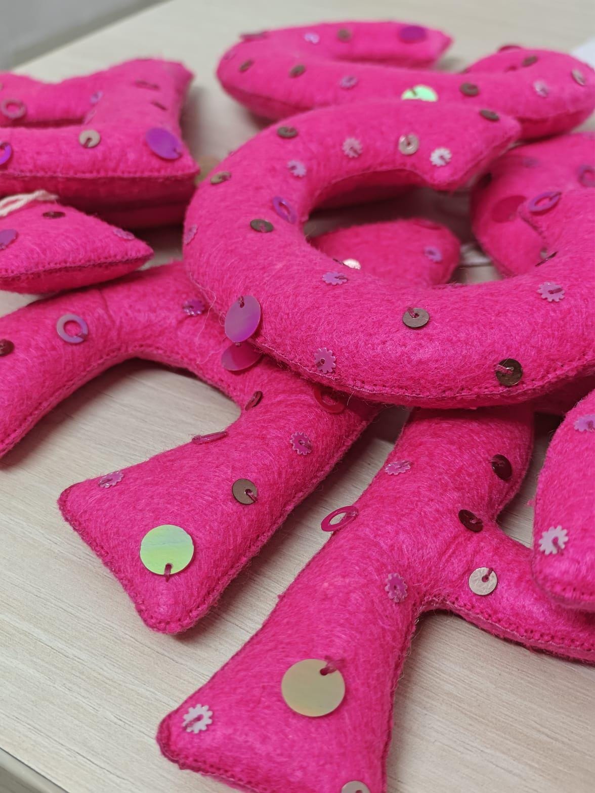 Personalised Sequin Felt Name Banner — photo 7