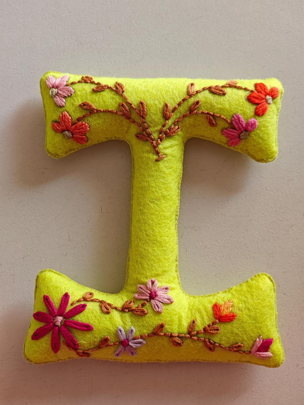 Floral Embroidered Felt Name Garland — photo 6