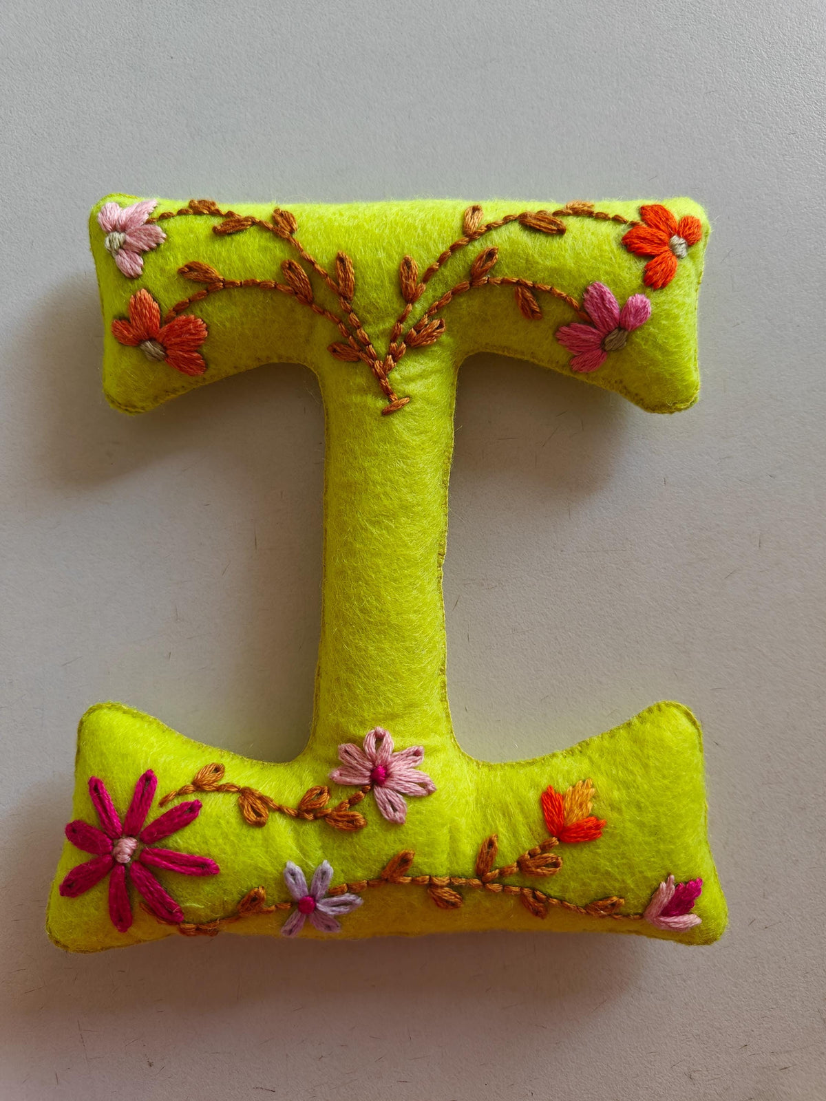 Floral Embroidered Felt Name Garland — photo 14