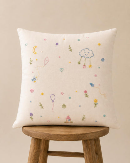 Personalised Pastel Name Cushion Cover — photo 5