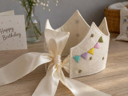 Personalised Birthday Crown & Rainbow Bunting — Set or Singles — photo 9