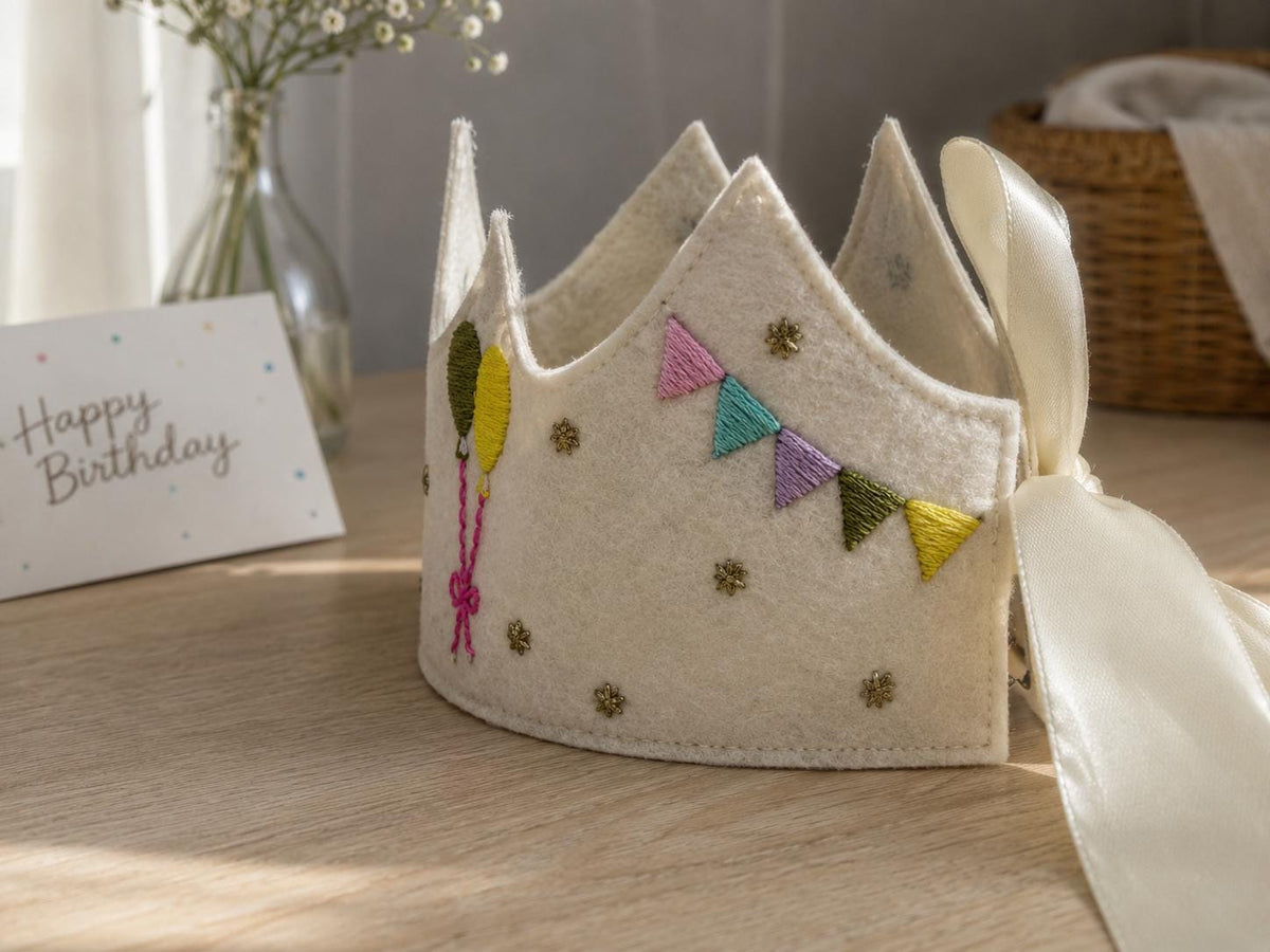 Personalised Birthday Crown & Rainbow Bunting — Set or Singles — photo 10