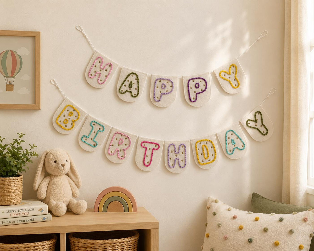 Personalised Birthday Crown & Rainbow Bunting — Set or Singles — photo 13