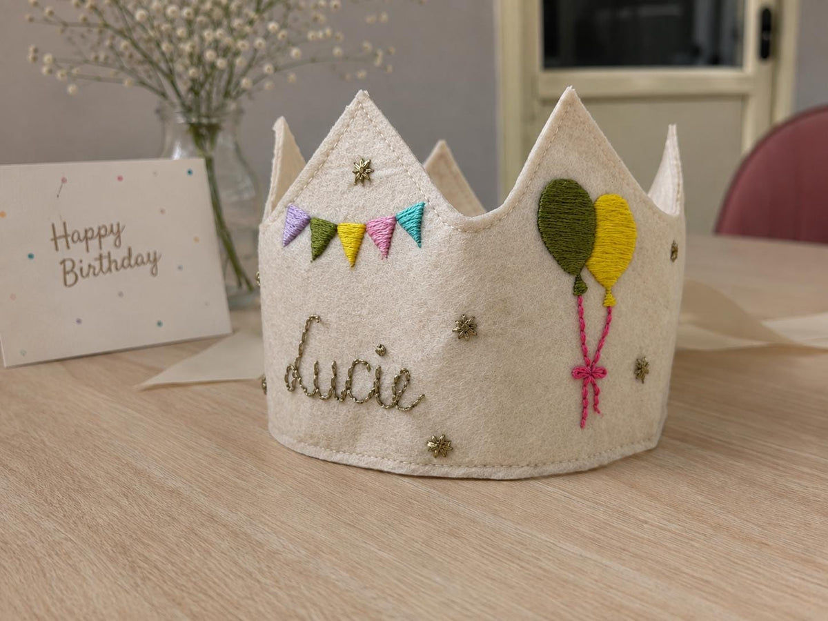 Personalised Birthday Crown & Rainbow Bunting — Set or Singles — photo 11