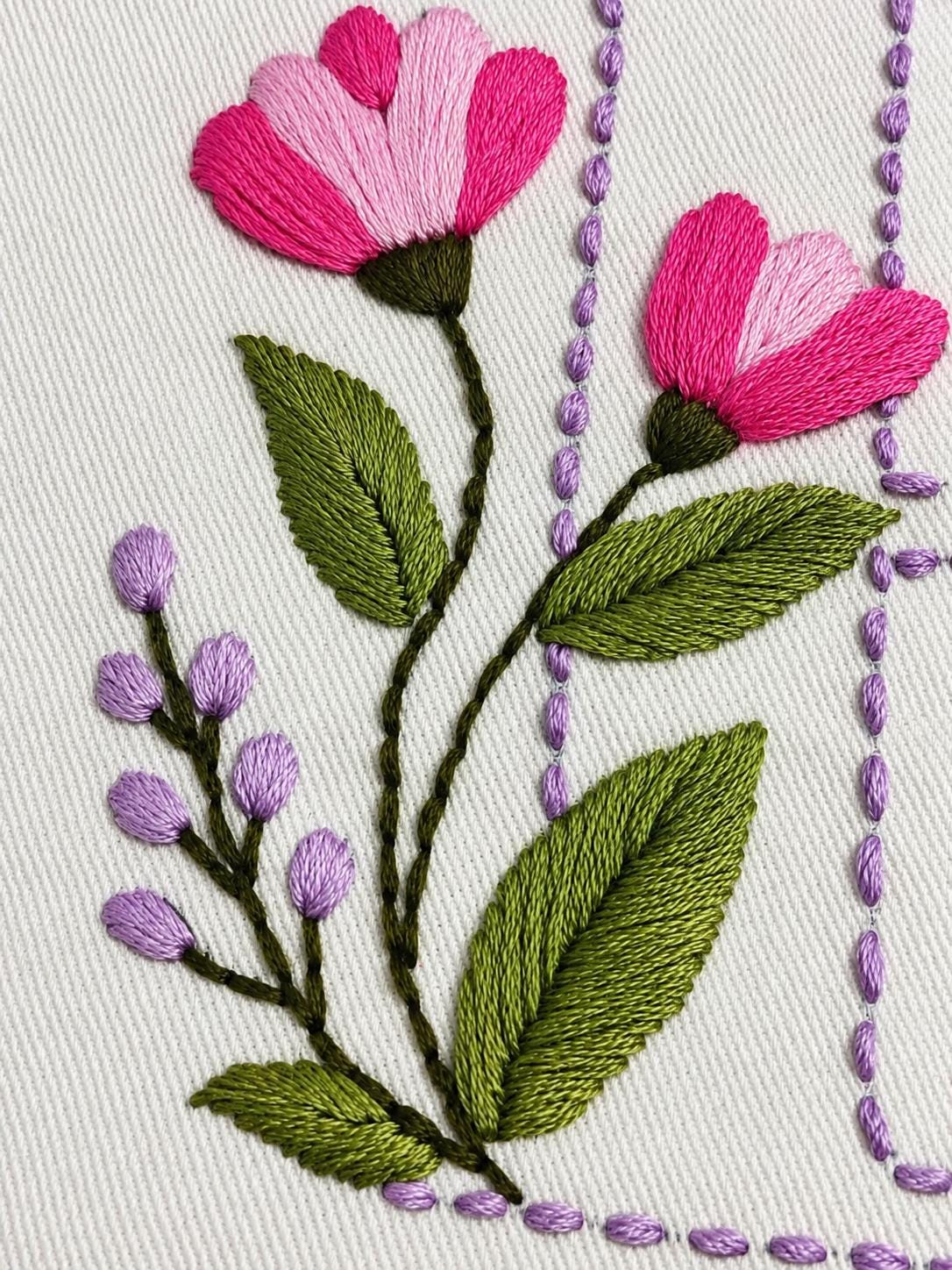 Personalised Floral Initial & Lamb Cushion Cover — photo 4