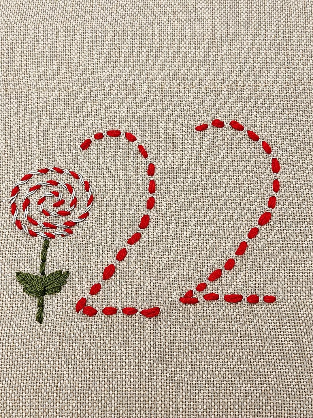 Embroidered Advent Calendar Bunting — 24 Drawstring Pouches — photo 18