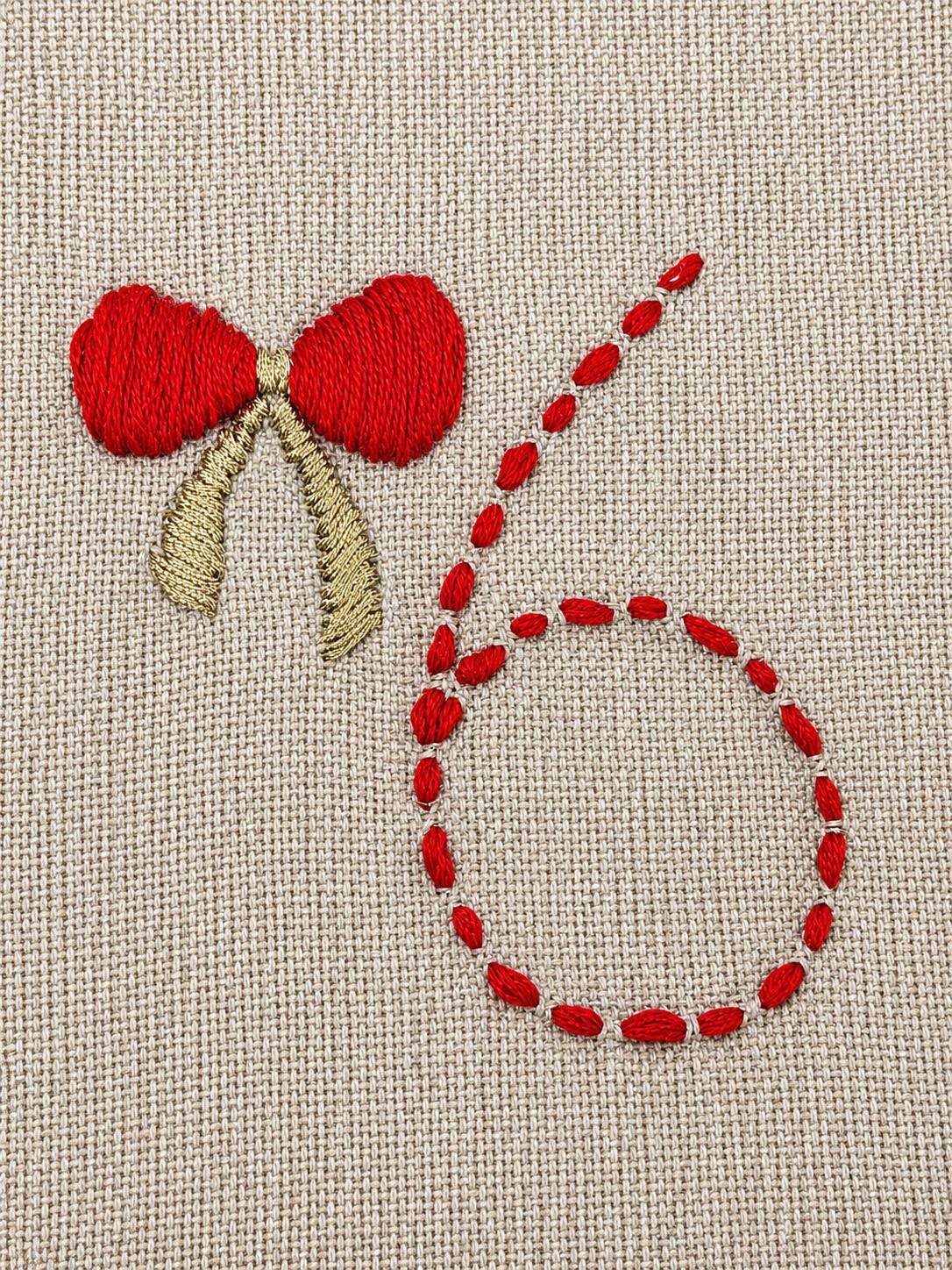Embroidered Advent Calendar Bunting — 24 Drawstring Pouches — photo 14