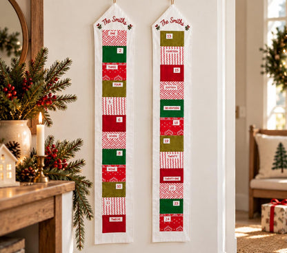 House-Shaped Fabric Advent Calendar — 24 Pockets — photo 2