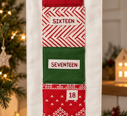 House-Shaped Fabric Advent Calendar — 24 Pockets — photo 5