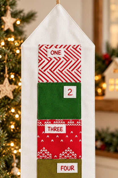 House-Shaped Fabric Advent Calendar — 24 Pockets — photo 7