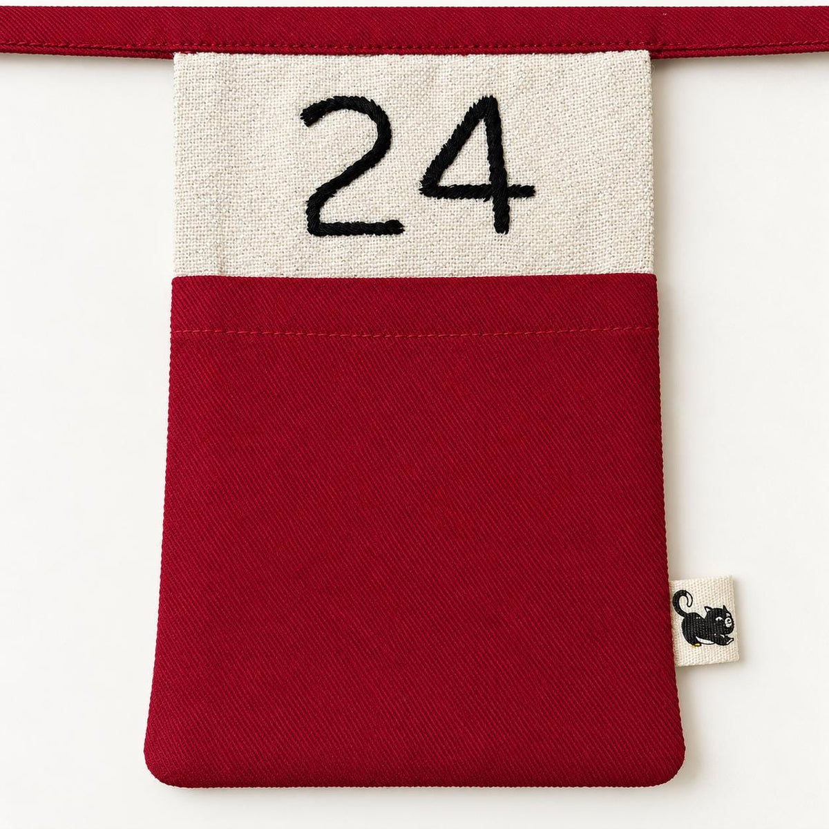 Personalised Fabric Advent Calendar Bunting — 24 Pockets — photo 10
