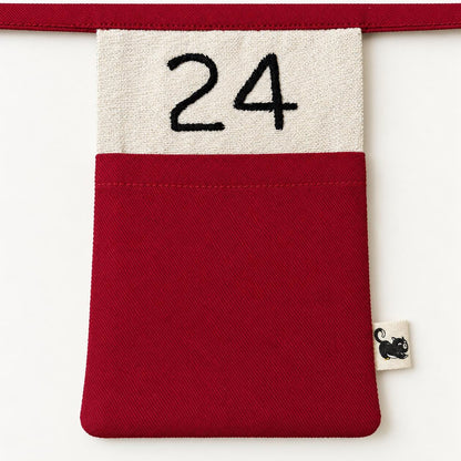 Personalised Fabric Advent Calendar Bunting — 24 Pockets — photo 10