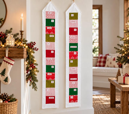 House-Shaped Fabric Advent Calendar — 24 Pockets — photo 4