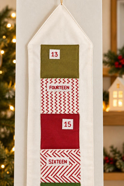 House-Shaped Fabric Advent Calendar — 24 Pockets — photo 6