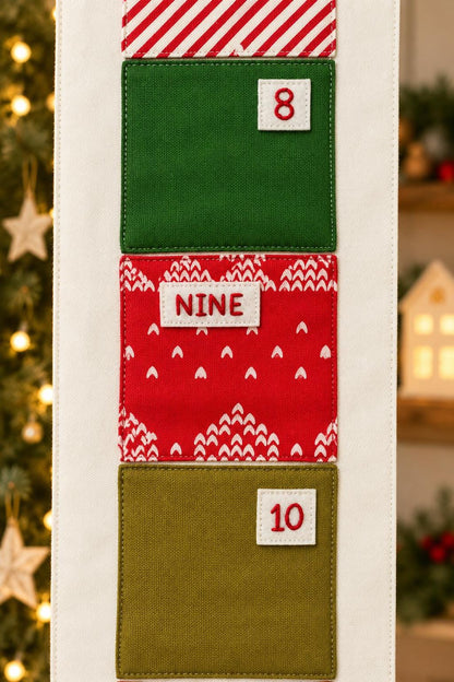 House-Shaped Fabric Advent Calendar — 24 Pockets — photo 10