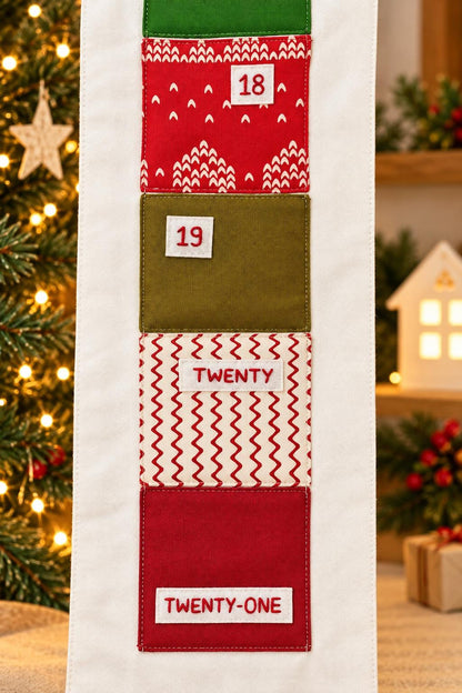 House-Shaped Fabric Advent Calendar — 24 Pockets — photo 12