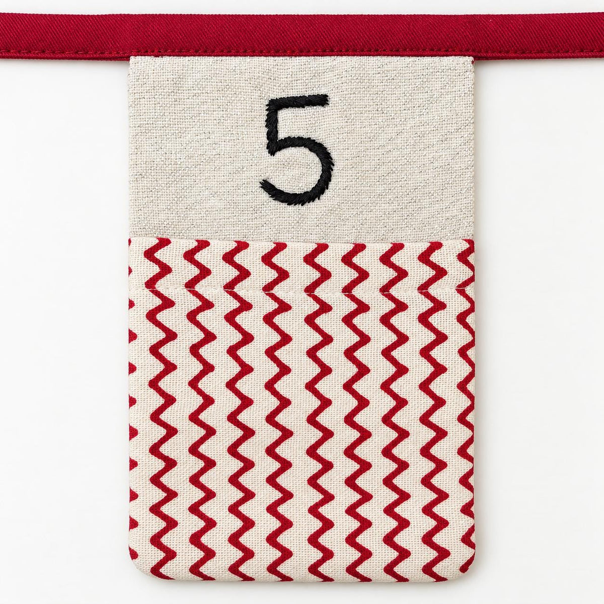 Personalised Fabric Advent Calendar Bunting — 24 Pockets — photo 7