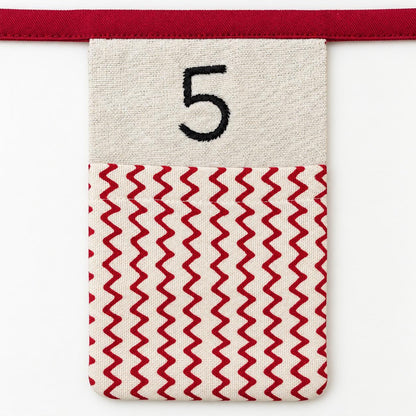 Personalised Fabric Advent Calendar Bunting — 24 Pockets — photo 7