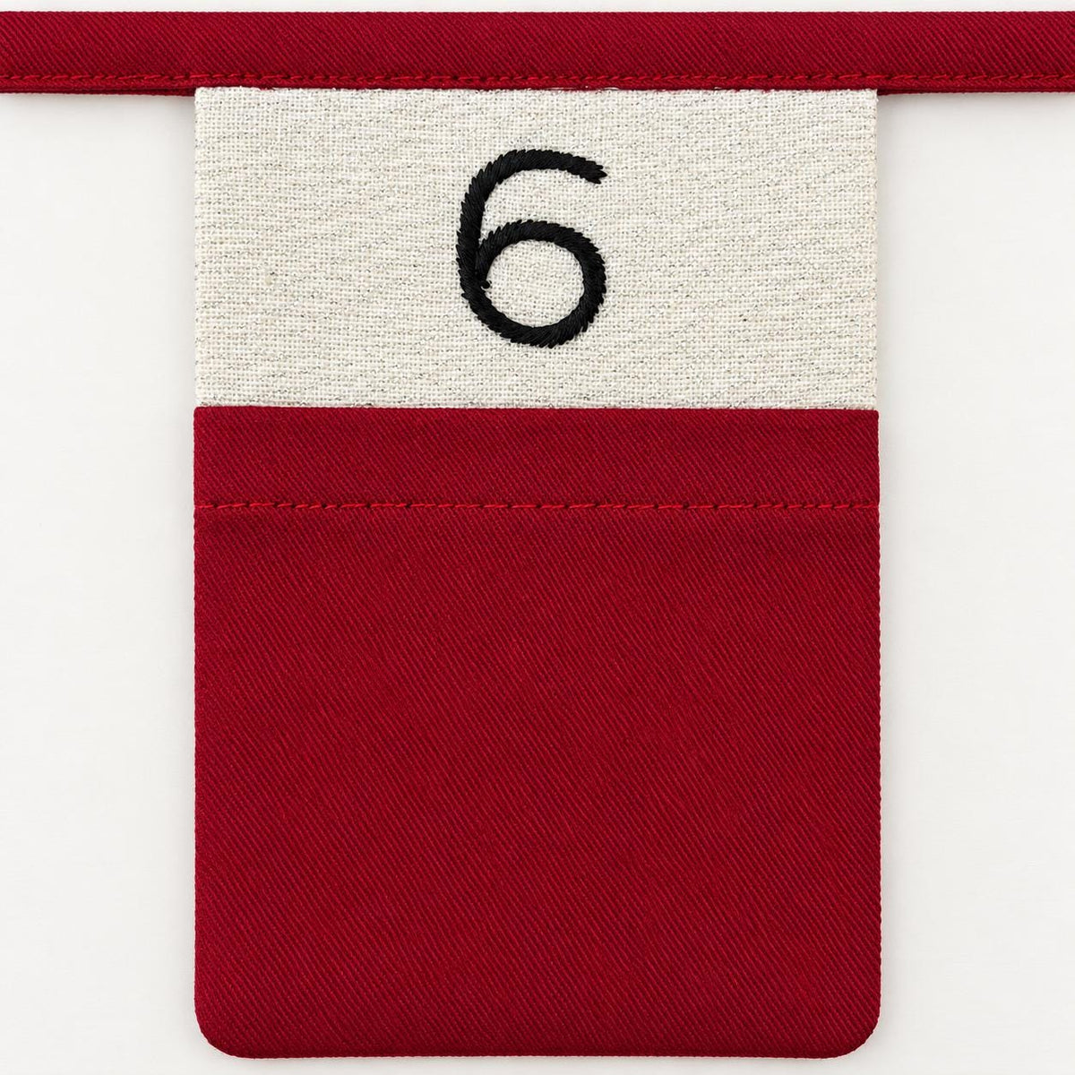 Personalised Fabric Advent Calendar Bunting — 24 Pockets — photo 6