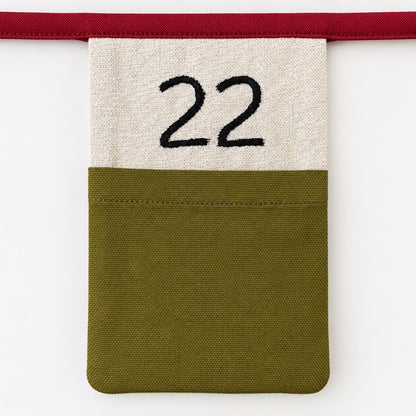 Personalised Fabric Advent Calendar Bunting — 24 Pockets — photo 17
