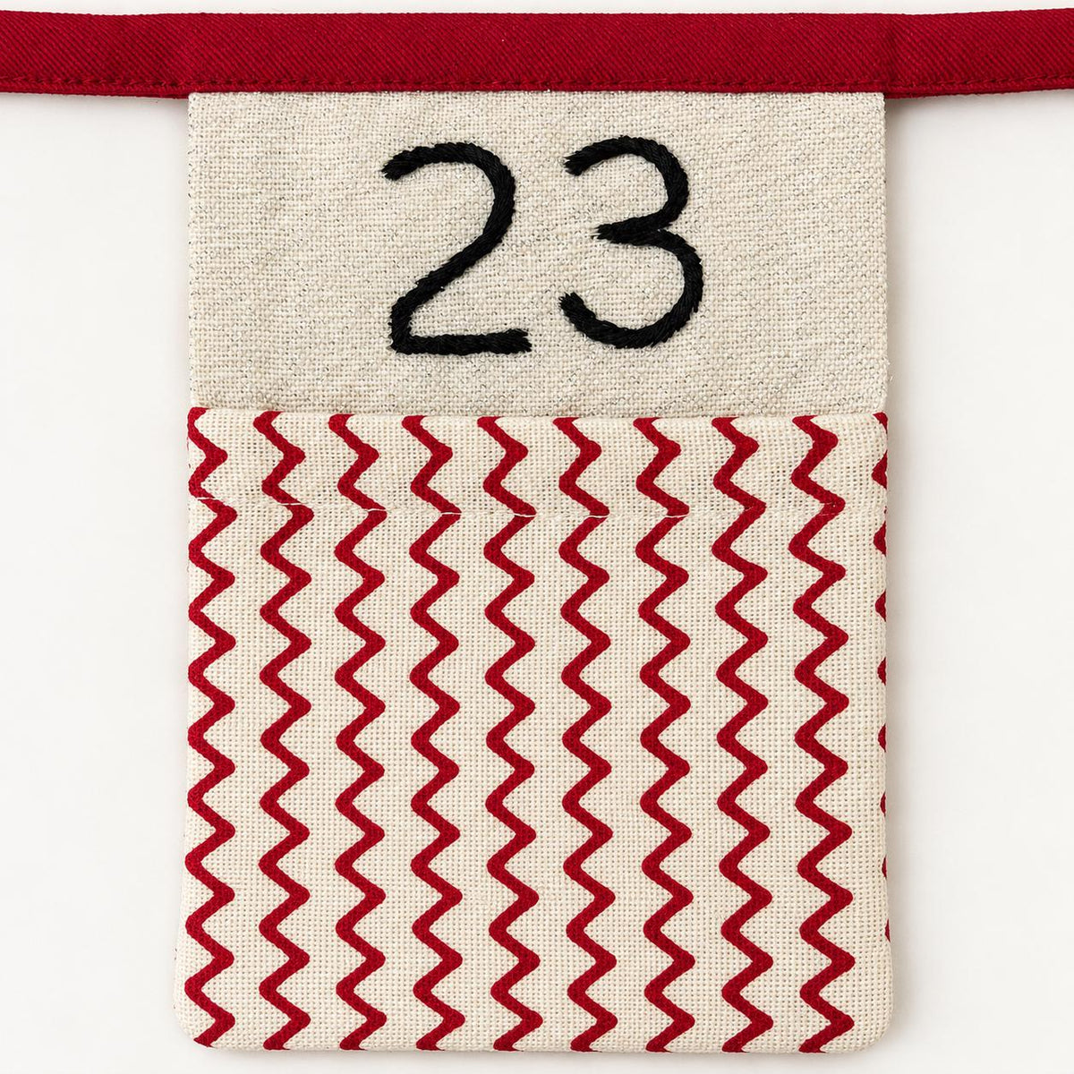 Personalised Fabric Advent Calendar Bunting — 24 Pockets — photo 18