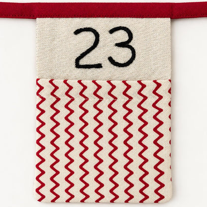 Personalised Fabric Advent Calendar Bunting — 24 Pockets — photo 18