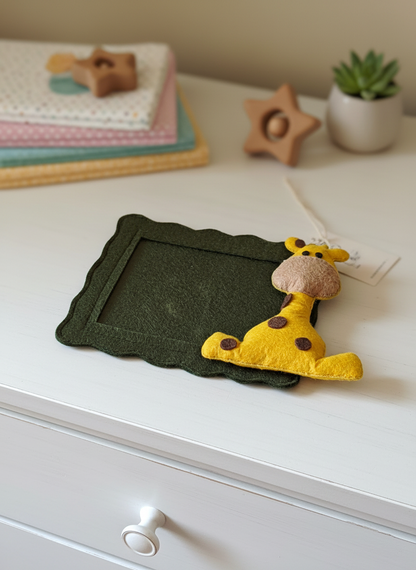 Felt Fridge Magnet Photo Frame Giraffe