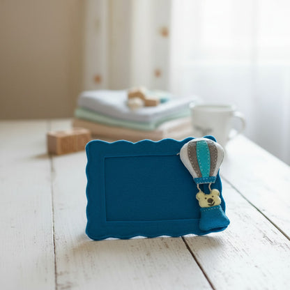 Felt Fridge Magnet Photo Frame Hot Air Balloon